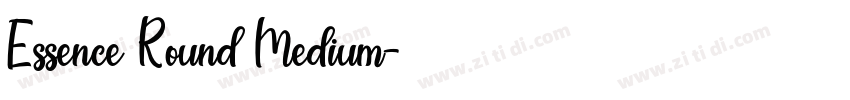 Essence Round Medium字体转换